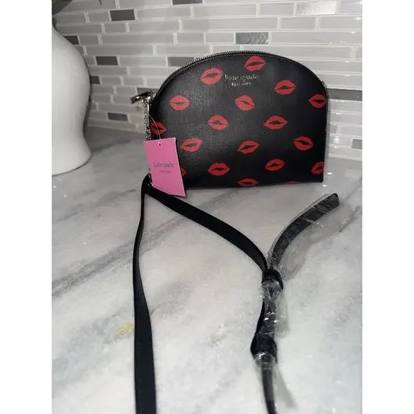 Kate Spade Spencer Kisses Double-zip Dome Crossbody - Picture 5 of 8